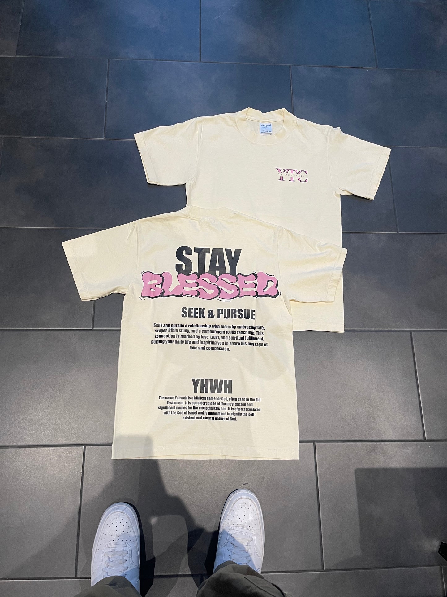 Stay Blessed Oversized Tee